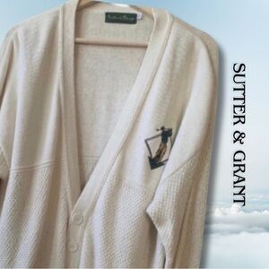 {Sutter & Grant} COTTON Classic Golf Cardigan